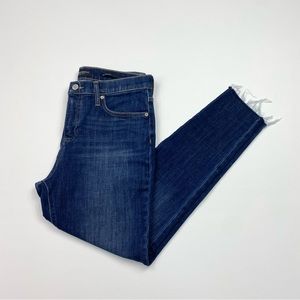Women’s Banana Republic Mid Rise Skinny Denim Blue Jeans Size 30